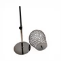 Adjustable Metal Mannequin Head Stand Hat Wig Display Rack Copper Black, full-height product view on a white background, brightly lit product image