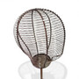 Adjustable Metal Wireframe Mannequin Head Stand Hat Wig Display Copper Black