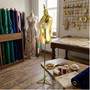 Luxury Gold Female Mannequin Torso with Adjustable Height Metal Stand