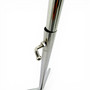 Luxury Silver Female Mannequin Torso with Adjustable Height Metal Stand
