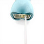 Premium Green Velvet Female Plastic Torso with Adjustable Height Wooden Stand