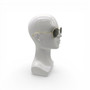 Heavy Duty Male Mannequin Head Shiny White Plastic Hat Wig Display Stand