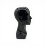 Heavy Duty Male Mannequin Head Black Plastic Hat Wig Display Stand