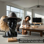 Heavy Duty Male Mannequin Head Black Plastic Hat Wig Display Stand