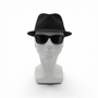Heavy Duty Male Mannequin Head Matt White Plastic Hat Wig Display Stand