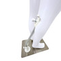 Child Headless Mannequin 99cm Matt White Plastic Display with Rotating Arms