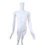 Child Headless Mannequin 129cm Matt White Plastic Display with Rotating Arms, full-height product view on a white background, balanced, centred square layout