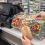 3 Section Acrylic Pick & Mix Sweet Dispenser Clear Candy Display Unit