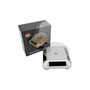 Solar Powered Rotating Display Stand 360° Turntable Silver Round, product shown on a white background, gallery image 7 of 8
