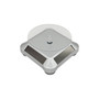 Solar Powered Rotating Display Stand 360° Turntable Silver Round, product shown on a white background, gallery image 5 of 8