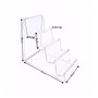 4 Tier Clear Acrylic Mobile Phone Display Stand Retail Jewellery Organizer