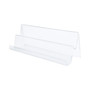 2 Tier Clear Acrylic Display Stand With Lip Phone iPad Holder