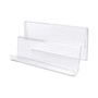 2 Tier Clear Acrylic Display Stand With Lip Phone iPad Holder