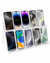 2 Tier Clear Acrylic Display Stand With Lip Phone iPad Holder, product shown on a white background