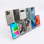 2 Tier Clear Acrylic Display Stand With Lip Phone iPad Holder