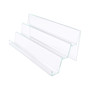 3 Tier Clear Heavy Duty Acrylic Display Stand With Lip Phone iPad Holder, product shown on a white background, gallery image 9 of 9