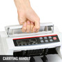 Money Bill Counter Machine UV MG Detector LED Display 1000pcs/min