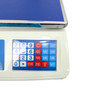 50kg Digital Price Computing Scale with Pole Display UK Plug LCD, printed product shown against a coloured background, balanced, centred square layout
