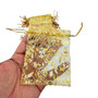 100x Organza Gift Bags 10x12cm Jewellery Wedding Party Favour