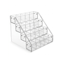 4 Tier Acrylic Cube Display Stand Countertop Organiser 20 Compartments