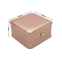 Luxury Rose Gold PU Leather Bangle Bracelet Box Jewellery Case