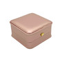 Luxury Rose Gold PU Leather Bangle Bracelet Box Jewellery Case