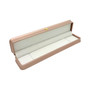 Luxury Rose Gold PU Leather Chain Display Box Jewellery Case