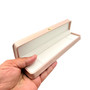 Luxury Rose Gold PU Leather Chain Display Box Jewellery Case