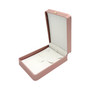 Luxury Rose Gold PU Leather Wedding Jewellery Set Box Case, product shown on a white background, gallery image 7 of 10