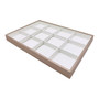 Luxury Rose Gold Bangle Bracelet Organiser Tray With 12 Compartments