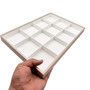 Luxury Rose Gold Bangle Bracelet Organiser Tray With 12 Compartments