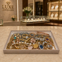 Luxury Rose Gold Jewellery Box with Removable Cushion - Two Sizes