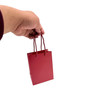 10x Blood Red Matte Gift Bag with Rope Handles - Small & Large