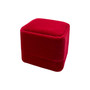 Red Velvet Ring Box Single Wedding Engagement Proposal Jewellery Gift Case