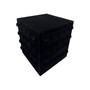 Black Velvet Rotating Earring Stand Wooden 80 Pair Jewellery Display Holder