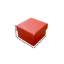 Calypso Coral Ring Jewellery Gift Box with Black Foam Insert, product shown on a white background
