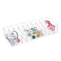 Clear Acrylic 10 Grid Jewellery Headband Storage Display Organiser Tray