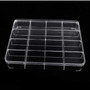 Clear Acrylic 16 Compartment Jewellery Nail Art Storage Box with Lid