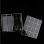 Clear Acrylic 16 Compartment Jewellery Nail Art Storage Box with Lid