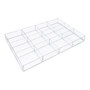 Clear Acrylic 12 Compartment Jewellery Nail Art Storage Box with Lid