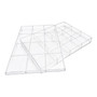 Clear Acrylic 12 Compartment Jewellery Nail Art Storage Box with Lid