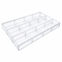 Clear Acrylic 12 Compartment Jewellery Nail Art Storage Box with Lid