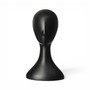 Black Plastic Female Mannequin Head Display Stand for Wigs, Hats