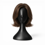 Black Plastic Female Mannequin Head Display Stand for Wigs, Hats