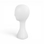 White Plastic Female Mannequin Head Display Stand for Wigs, Hats