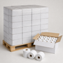 Pallet of 57 x 57mm Thermal Till Rolls – 100, 200 or 300 Boxes