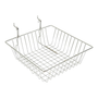 12″x12″x4″ Wire Basket For Mesh Panel(Grid Panel) & Slatwall