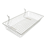 24″x12″x4″wire Basket for Mesh Panel(grid Panel) and Slatwall
