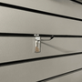 10cm Chrome Slatwall Hook