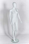 Female Mannequin – Egg Head – Gloss White – Pose 2